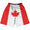Canada Country Flag Lacrosse Shorts Made In USA