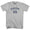 Custom Text Over Custom Number Adult Cotton T-shirt