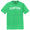 Arched Custom Text White Font Mens Tri-Blend DTG Black T-shirt 