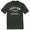Custom Text Name Arched over Crossed Bat and Baseball With Custom Number In Ball Mens Tri-Blend DTG T-shirt