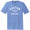 Custom Text Name Arched over Crossed Bat and Baseball With Custom Number In Ball Mens Tri-Blend DTG T-shirt