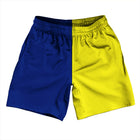 Dark Royal and Yellow