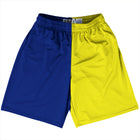 Dark Royal and  Yellow