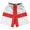 England Country Flag Lacrosse Shorts