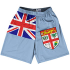 Light Blue & White & Red