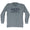 Indian River Surf Break Crossed Surf Board Surfing Destination Mens Tri-Blend Long Sleeve T-Shirt