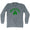 Indianapolis City Shamrock Tri-Blend Long Sleeve T-shirt