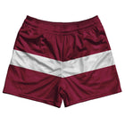 Dark Red & White