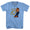 Mbappe France 10 Big Head Mens Tri-Blend V-neck T-shirt