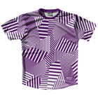Purple Medium and White