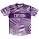 Purple Medium and White