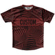Red Maroon and Black