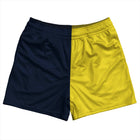 Navy Blue and Varsity Yellow