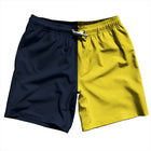 Navy Blue and Varsity Yellow