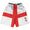 Northern Ireland Country Flag Lacrosse Shorts Made In USA