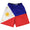 Philippines Country Flag Lacrosse Shorts Made In USA