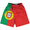 Portugal Country Flag Lacrosse Shorts Made In USA