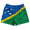 Solomon Islands Country Flag Rugby Shorts