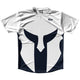 White And Blue Navy Almost Black