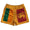 Sri Lanka Country Flag Rugby Shorts