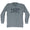 St. Augustine Surf Break Crossed Surf Board Surfing Destination Mens Tri-Blend Long Sleeve T-Shirt