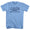 St. Augustine Surf Break Crossed Surf Board Surfing Destination Mens Tri-Blend T-Shirt