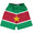Suriname Country Flag Lacrosse Shorts Made In USA