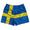 Sweden Country Flag Rugby Shorts