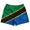 Tanzania Country Flag Rugby Shorts