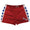 USA Miracle Red Shorty Short Gym Shorts 2.5