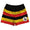 Uganda Country Flag Rugby Shorts