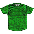 Kelly Green and Grass Green