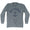 West Virginia State Anchor Home Tri-Blend Mens Long Sleeve T-shirt