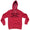 White Surf Break Crossed Surf Board Surfing Destination Cotton-Poly Blend Hoodie