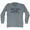 White Surf Break Crossed Surf Board Surfing Destination Mens Tri-Blend Long Sleeve T-Shirt