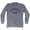 Wyoming USA Mens Tr-Blend Long Sleeve T-shirt