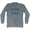 Alaska Kincaid Beach Mens Tri-Blend Long Sleeve Text T-shirt