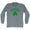 Alaska State Shamrock Tri-Blend Long Sleeve T-shirt