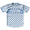Blue & White Custom Checkerboard Soccer Jersey