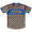 Royal & Orange Custom Checkerboard Soccer Jersey