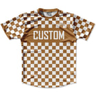 Dark Brown & White