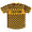 Canary Yellow Black Custom Checkerboard Soccer Jersey