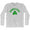 Connecticut State Shamrock Cotton Long Sleeve T-shirt