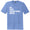 Custom Eat Sleep Custom Word Repeat Blue Heather Mens Tri-Blend DTG T-Shirt
