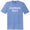 Custom Rage Font Blue Heather Mens Tri-Blend DTG T-Shirt