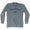 Delaware State 1787 Mens Tri-Blend Long Sleeve Vintage T-shirt