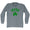 Idaho State Shamrock Tri-Blend Long Sleeve T-shirt