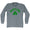 Maryland State Shamrock Tri-Blend Long Sleeve T-shirt