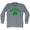 Michigan State Shamrock Tri-Blend Long Sleeve T-shirt