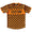 Orange & Black Custom Checkerboard Soccer Jersey
